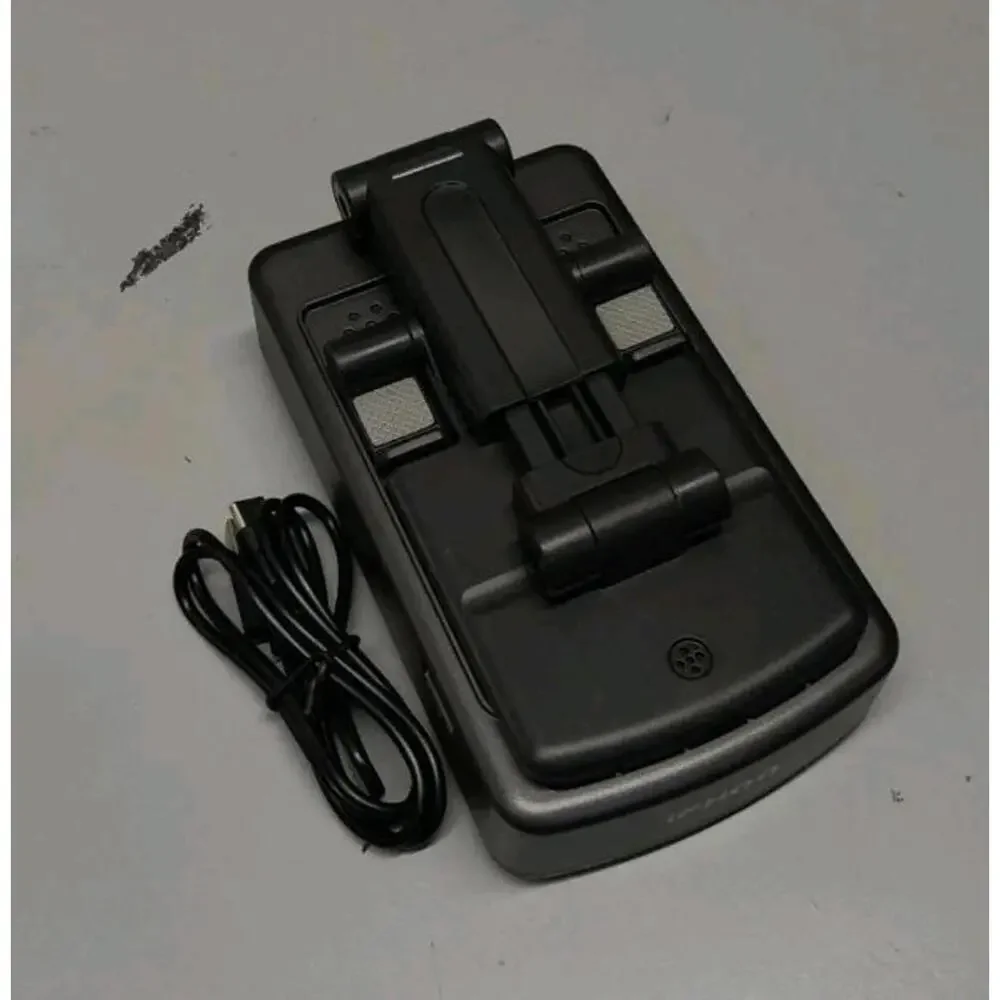 Cell Phone Stand with Bluetooth Speaker&Led Color Changing Light - Black